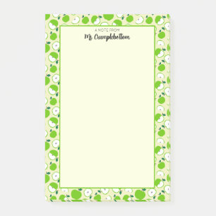 Apple-Muster Ein Hinweis von Lehrer Niedlich Post-it Klebezettel