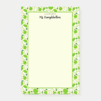 Apple-Muster Ein Hinweis von Lehrer Niedlich Post-it Klebezettel