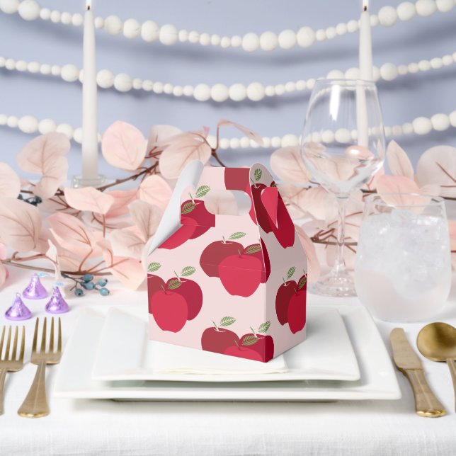 Apple Muster Gable Fevor Box für Party Geschenke Geschenkschachtel (Hochzeit)