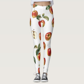 Apple-Muster Leggings