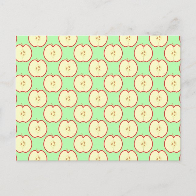 Apple-Muster. Postkarte (Vorderseite)