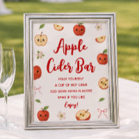 Apple My Eye Baby Shower Apfelwein Bar