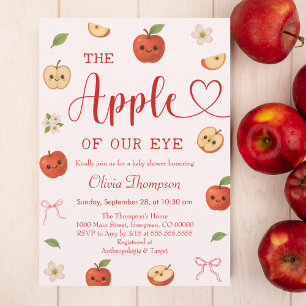 Apple My Eye Baby Shower Einladung