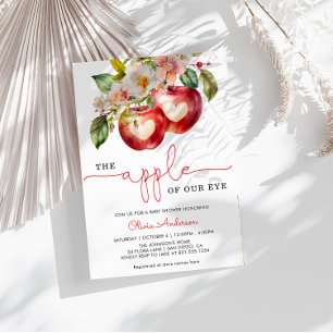 Apple my eye Baby Shower Einladung