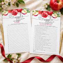 Apple of My Eye Kinderreime Memory Shower Spiel