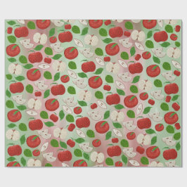 “Apple of My Eye” Stipple Art Wrapping Paper Geschenkpapier