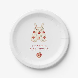 Apple of Our Eye Baby Shower Teller in Apfel-Stram