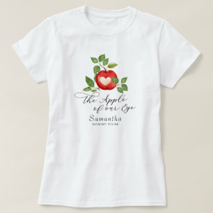 Apple of our Eye Fall Baby Shower Mommy zu sein T-Shirt