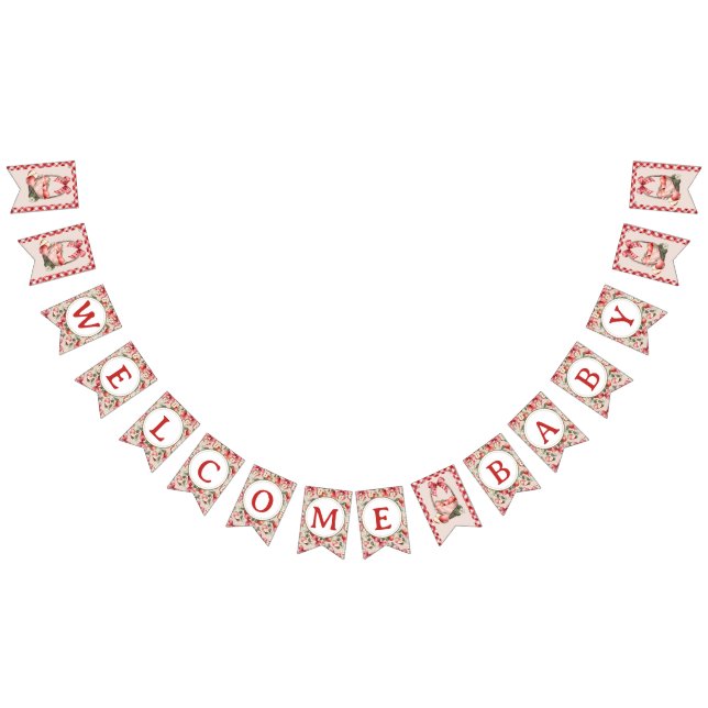 Apple Orchard Baby Dusche Begrüßungsbanner Wimpelkette (Alle)