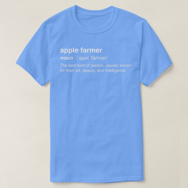 Apple Orchard Funny Apple Farm T-Shirt (Design vorne)