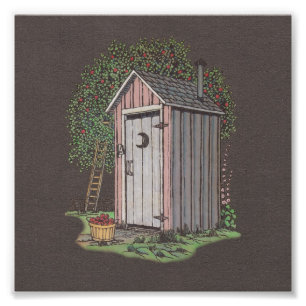 Apple Orchard Outhouse Fotodruck