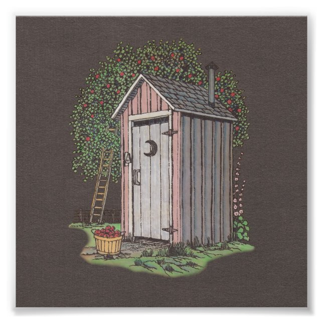 Apple Orchard Outhouse Fotodruck