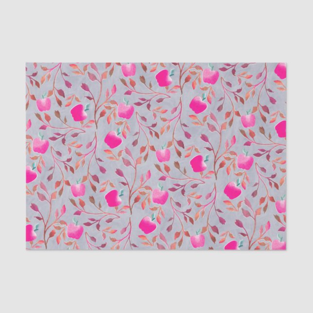 Apple Orchard rosa Tissue Paper Seidenpapier (Vorderseite)