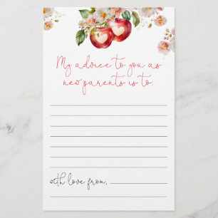 Apple Our Eye Advice for the Parents Card