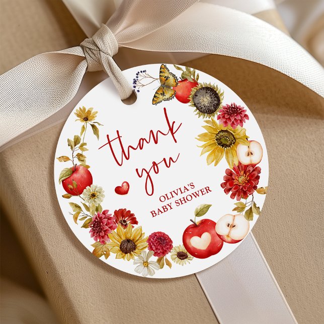 Apple Our Eye Wreath Fall Baby Duschgeschenk Geschenkanhänger (Von Creator hochgeladen)