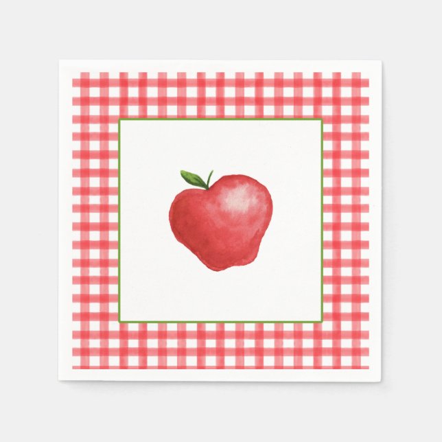 Apple Party Napkin Serviette (Vorderseite)