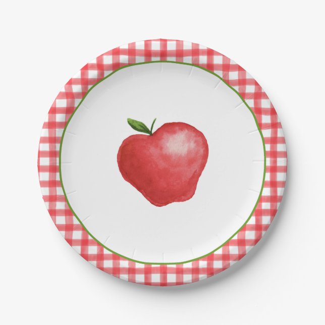 Apple Party Plate Pappteller (Vorderseite)