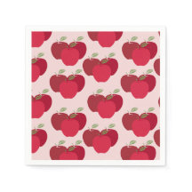 Apple Pattern Cocktail Napkins für Party
