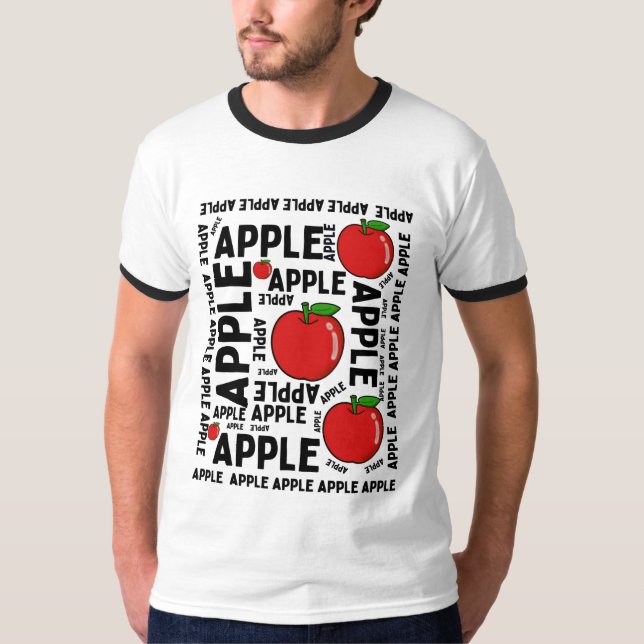 APPLE PATTERN T-Shirt (Vorderseite)