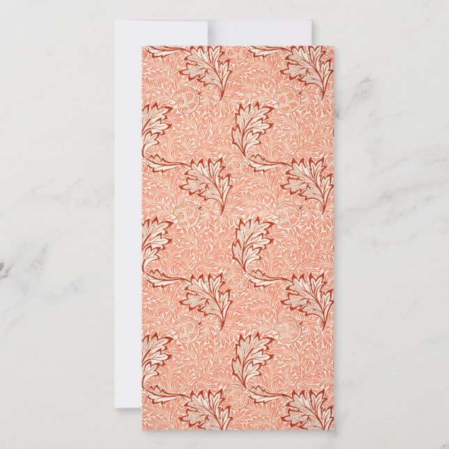 Apple Pattern (von William Morris) Karte (Vorderseite)