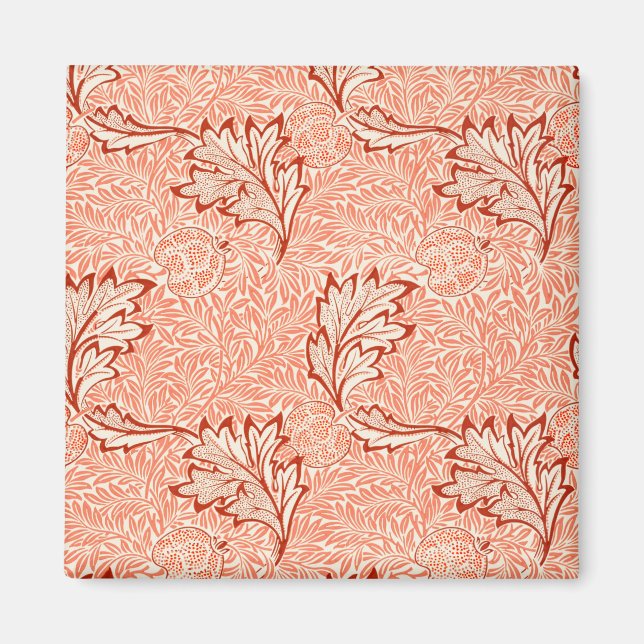 Apple Pattern (von William Morris) Magnet (Vorne)