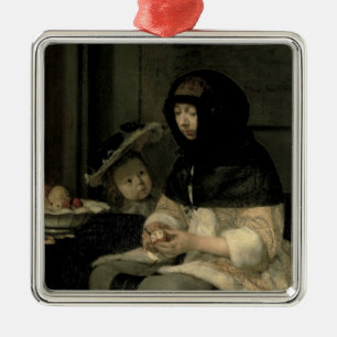 Apple Peeler, 1660 Silbernes Ornament