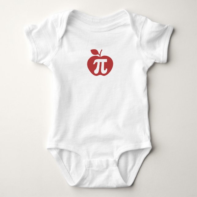 Apple Pi 3.14 Math Baby Strampler (Vorderseite)