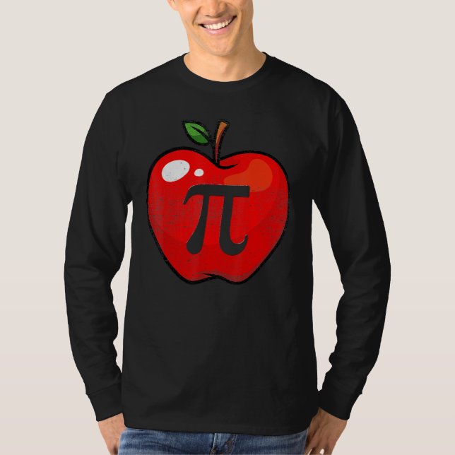 Apple Pi Day Math Lover Lehrer Student 3 14 Apple T-Shirt (Vorderseite)