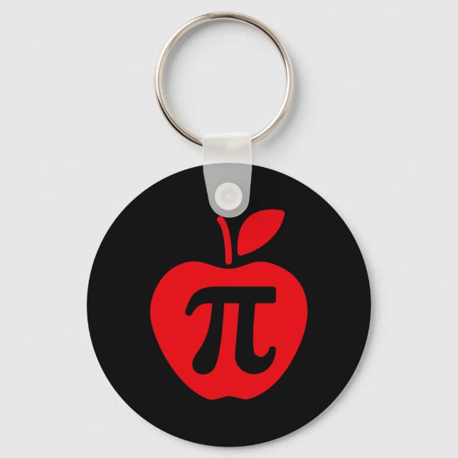 Apple Pi Day Shirt Schlüsselanhänger (Vorderseite)