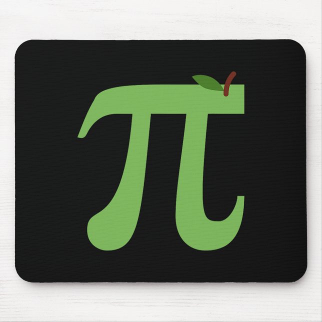 Apple Pi Funny Math Pi Day Pie Joke für Mathe Lieb Mousepad (Vorne)