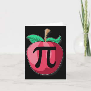 Apple Pi Funny Mathematiker Erntedank Pie Day G Karte