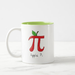 Apple Pi Niedlich Mathematik Pi Tag Kaffee Tasse
