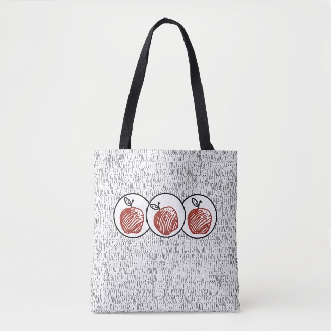 Apple Pi Numbers Tote Bag (Vorderseite)