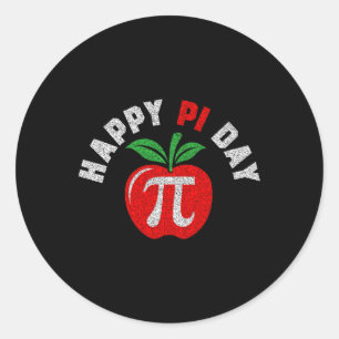 Apple Pi Tag 3.14 Math Lehrer Student Geek Nerd G Runder Aufkleber