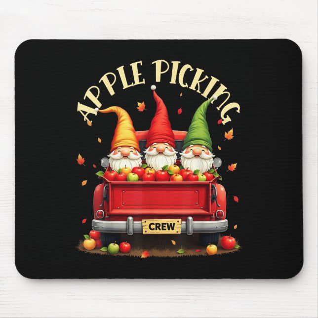 Apple Picking Crew Matching Fall Squad Apple Picki Mousepad (Vorne)