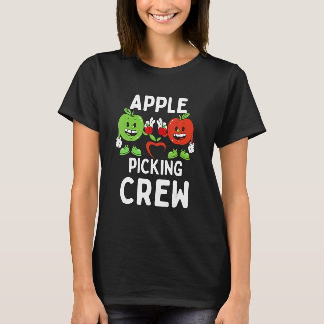 Apple Picking Crew Saison Niedlich Herbst Orchard  T-Shirt (Vorderseite)