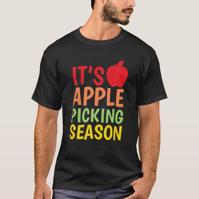 Apple Picking Saison Inspiriert Apple Picking Rela T-Shirt (Vorderseite)