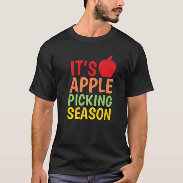 Apple Picking Saison Inspiriert Apple Picking Rela T-Shirt (Vorderseite)