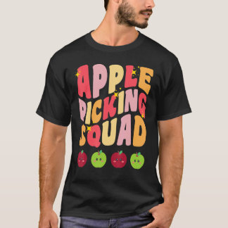 Apple Picking Squad Fall Herbst Orchard Match F T-Shirt