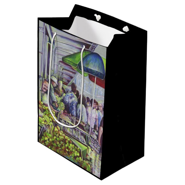 Apple Pie benötigt Äpfel Mittlere Geschenktüte (Vorderseite Schrägansicht)