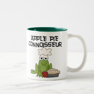Apple Pie Connoisseur Tshirts und Geschenke Zweifarbige Tasse
