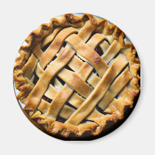 Apple Pie Crust realistisch Magnet