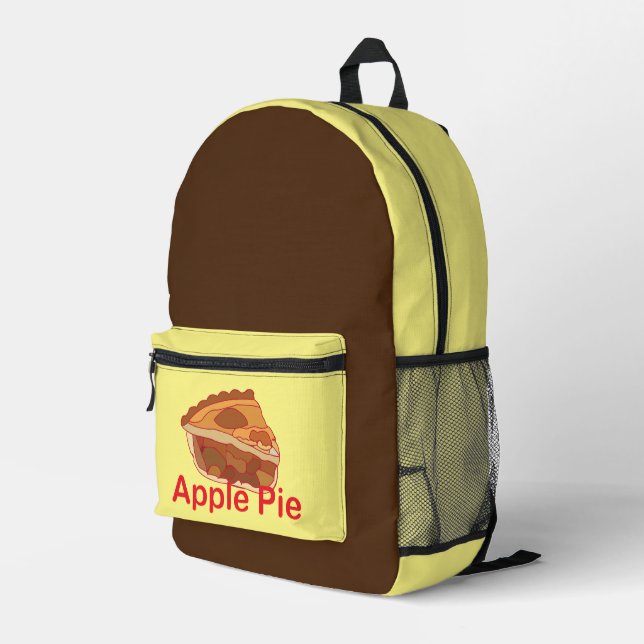 Apple Pie Dessert Bedruckter Rucksack (Rückseitige Ecke Rechts)