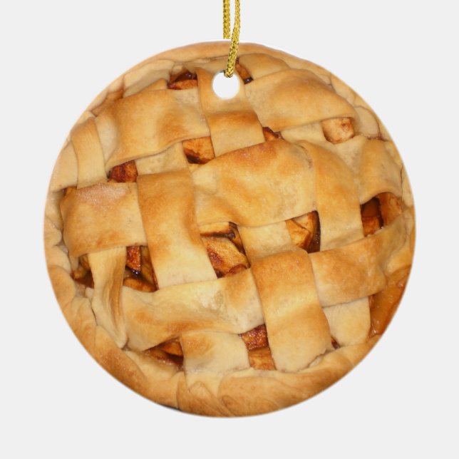 Apple Pie Keramik Ornament (Vorne)