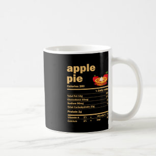 Apple Pie Nutrition Facts Fun Erntedank Christm Kaffeetasse