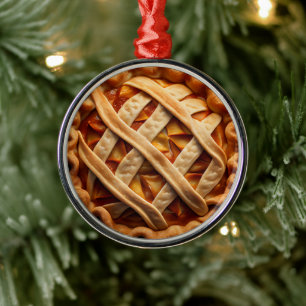 Apple Pie Ornament Aus Metall