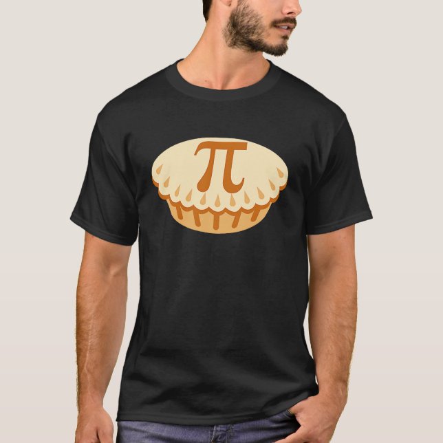 Apple Pie Pi Day Math Symbol for Teachers Students T-Shirt (Vorderseite)