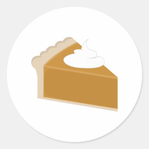 Apple Pie Runder Aufkleber