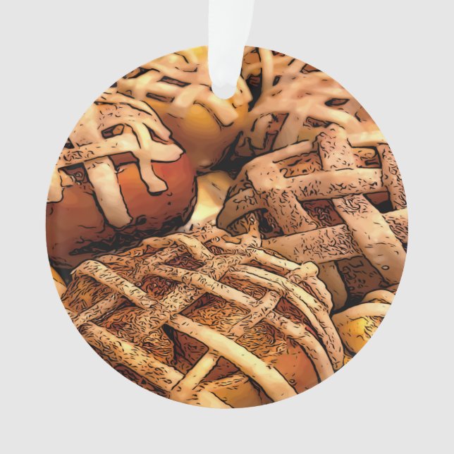 Apple Pie Tarts Ornament (Vorderseite)