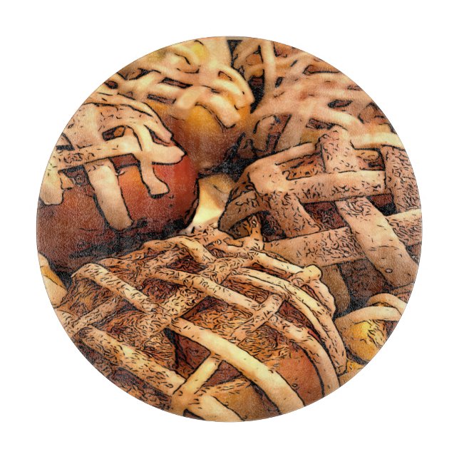 Apple Pie Tarts Schneidebrett (Vorderseite)